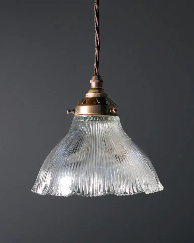 Vintage Holophane Pendant Light