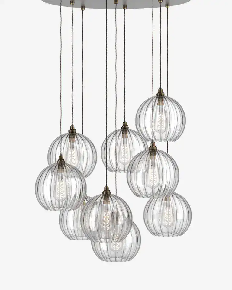 Hereford Globe Multi Pendant Light (5 - 9 Lights)