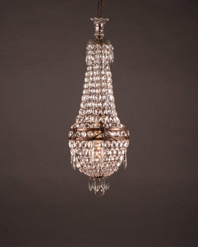 Crystal Waterfall and Bag Chandelier